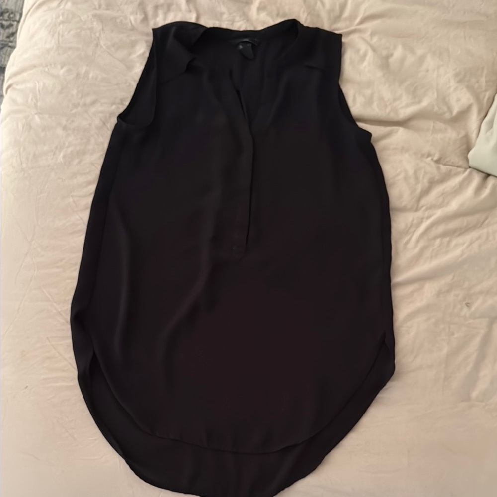 H&M Black Sleeveless Blouse